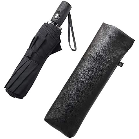 Paraguas Plegable AMVUZ Automático a Prueba de Viento Cover