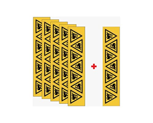 PACCO DA 6 KIT DI 6 ADESIVI - Attenzione ai