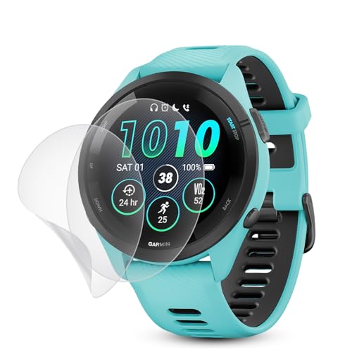 �y2���Z�b�g�zGARMIN(�K�[�~��)Forerunner 265 �p �ی�t�B���� �����ߗ� ���˒ጸ �A���`�O���A �t���ی�t�B���� ��TPU�f�� �C�A�h�~ �w��h�~ �\��t���ȒP Forerunner 265 �Ή�