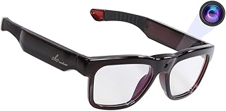 OhO sunshine 128GB WiFi Camera Glasses,Streaming Video & Photo from Glasses to App by Ultra Full HD Camera