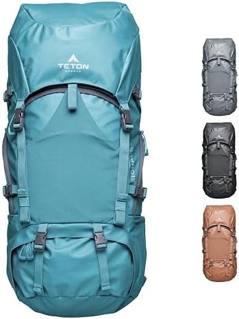 Teton 65L Signal backpack, durable and ready for hiking, cam