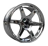 LBLYTO 18 Inch Chrome Wheels 18x8.5 5x112 Car Rims Alloy Wheel Compatible for Mercedes-Benz A C Class W203 W177 W204