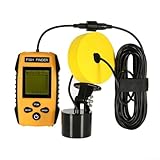 Construido para durar: fabricado con materiales, este buscador de peces promete longevidad y fiabilidad a lo largo de innumerables aventuras de pesca.