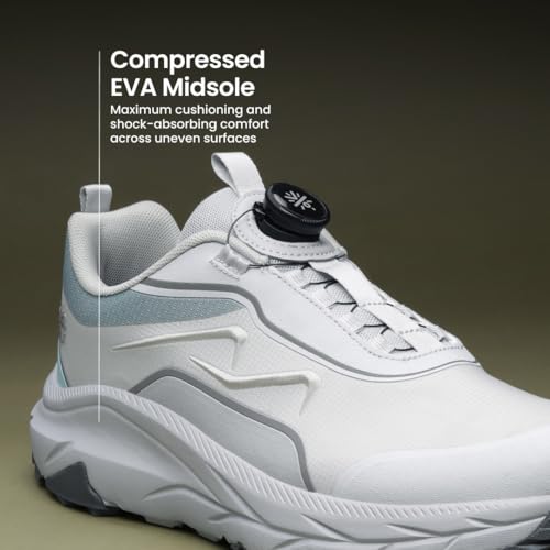 Image of CULT Trailblazer Men's Outdoor Shoes | Lightweight & Breathable Upper | Adjustable Dial Lace | Enhanced Stability & Cushioning for Trekking | Superior Anti-Slip Grip | Everyday Hiking Wear