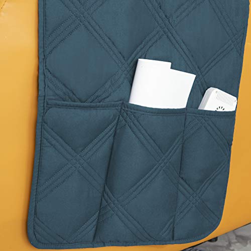 Recliner Chair Covers Waterproof With Anti-Skip Furniture Protector Sofa Slipcover For Children, Sofa Covers For Dogs (Peacockblue, 23'') #TOP2