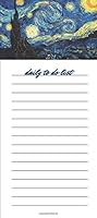 Daily To Do List: Grocery List, Things to Do List, Memo Pad for Shopping, Reminders, 50 Sheets Per Pad, Non Magnetic Side Bound Note Pads, Van Gogh Series 1798967669 Book Cover