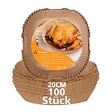 【Apto para la mayoría de las freidoras de aire caliente cuadradas de 5,5 l】 – TOMUKU para freidoras de aire caliente cuadradas de 5 – 6 l, especialmente para la marca de COSORI 5,5 L, apto para COSORI Philips Princess Tristar Ninjia GOURMETmaxx Tefal y la mayoría de los modelos de aire caliente cuadrado fritas.