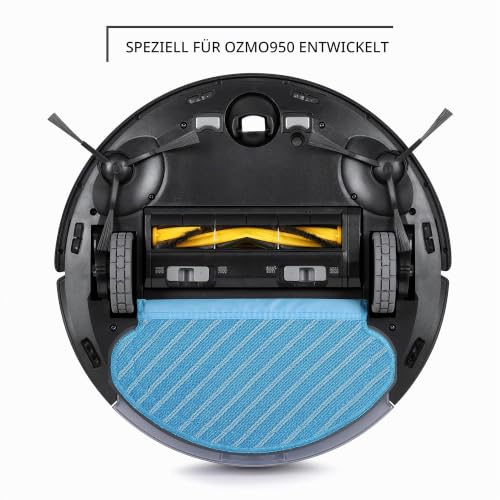 ECOVACS DEEBOT T9 AIVI Saugroboter mit Wischfunktion (3000Pa AIVI Menschen-/Hindernisvermeidung (Wischtücher 3 Stück) – Ansicht 6