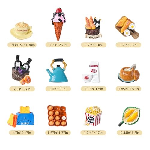 Imanes decorativos para refrigerador, pack de 12 unidades miniatura 3