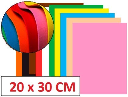 Goma Eva 20x30cm 2mm Surtido 12 Colores Cover