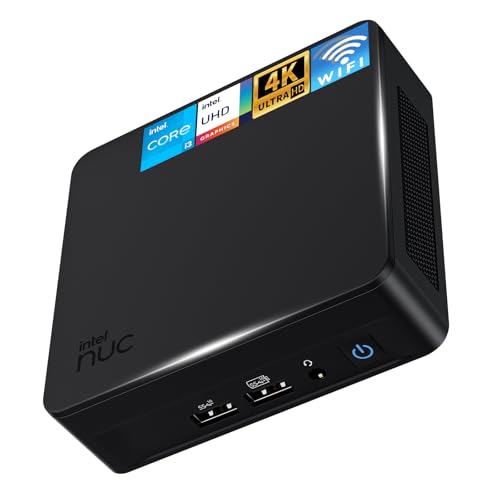 Image of Intel NUC 13 Pro,NUC13ANKi3 Versatile Mini PC 8GB RAM&512GB SSD with Core i3-1315U Processor (6Core&Up to 4.5GHz Turbo,Intel Iris Xe Graphics) Support 4K /WiFi6E /BT5.3 /OS preinstalled