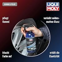 LIQUI MOLY Gummipflege, Art.-Nr.: 1538 I 500 ml Gummi Spray für Automatten, Reifen, Dichtungen & Co. I Schutz und Pflege mit seidenmattem Glanz I Silikonfrei I Autogummipflege für die Kfz Aufbereitung – Ansicht 3