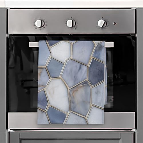 Torchons de cuisine absorbants microfibre géométriques 45x72 cm