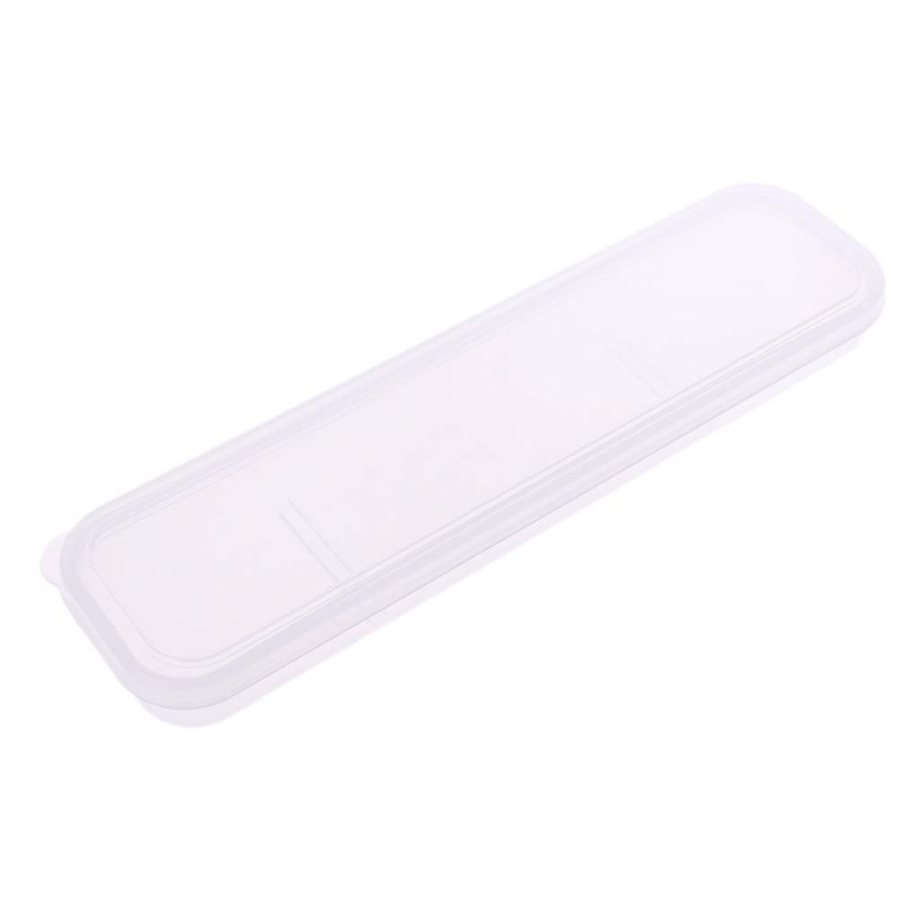 SUCHUANGUANG Portable Transparent Plastic T for Case Spoon Fork Storage Box Cutlery Transparent