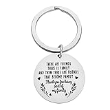 Friendship Gifts Best Friend Keychain Thank You Gift for Best Friend BFF Bestie Soul Sister Friend Appreciation Gifts, Birthday Christmas Gifts for Best Friend, Thank You for Being Part of My Family