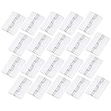 Bluecell 20pcs Clear Acrylic Plexiglass Lucite Hinge (65x41MM)
