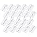 Bluecell 20pcs Clear Acrylic Plexiglass Lucite Hinge (65x41MM)