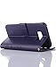FLYEE Case Compatible with Samsung Galaxy S8 (5.8 inch,Released in 2017),Wallet Case for Women and Girls with Card Holder,Leather Flip case Kickstand for Galaxy S8-Embossed Flowers Purple