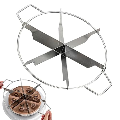 ケーキ分割器 ケーキデバイダー スライス パイ ケーキ 6/7/8分 均等マーカー ケーキ均等マーカー デバイダー チーズケーキカッター ピザカットツール ケーキ仕切り ケーキポーションマーカー 丸等分マーカー 時間を節約 便利 家用 ベーキング用 キッチ