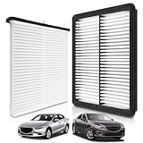 AUTOKAY CA11259 KD45-61-J6X Engine Cabin Air Filter Set Fits for Mazda CX-5 CX5 2013-2025 for Mazda