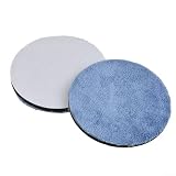 2 blaue Mikrofaser-Polierpads für Autopolierer, Puffer mit Schaumstoffkern, um Wachs und Glanzlack zu entfernen, in 7,6 cm Größen (7,6 cm)