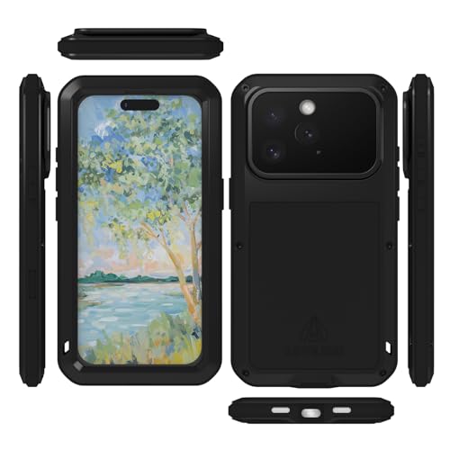Coque iPhone 16 Pro antichoc anti-poussière anti-rayures avec verre trempé