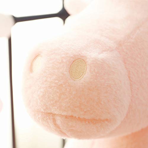 Tomaibaby 1 peça de almofadas de pelúcia de unicórnio, rosa/branco 30,5 cm/39,3 cm, almofada de pelú