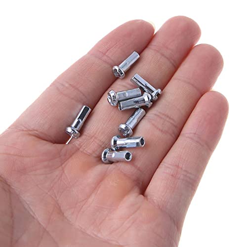 Taodan BSNCTWSN-12-S100-TD Bike Spoke Nipple 100Pcs Silver Bicycle Spoke Caps thumb #5