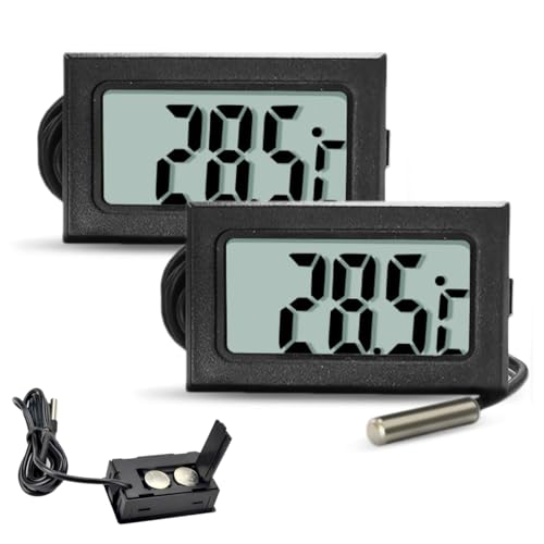 Termômetro Digital Freezer Aquário Estufa Com Sonda Inox 1 Metro + 2 Baterias (2)