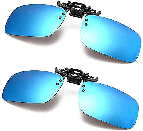 Image of WOLFBEAM Polarized Clip on Sunglasses for Prescription /Myopia Eyeglasses Outdoor /Driving