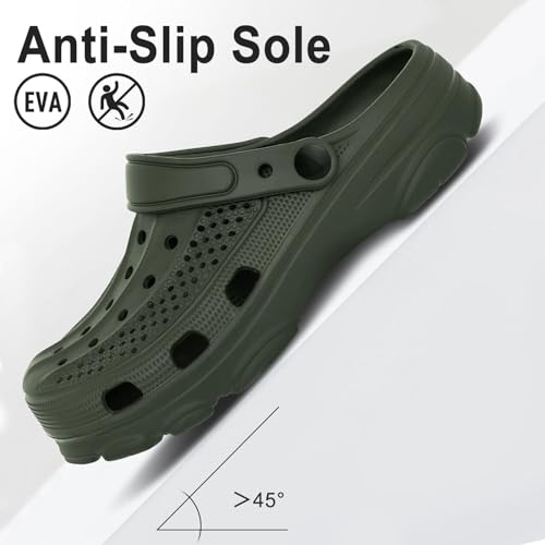 Image of Beslip Comfortable Garden Clogs for Women and Men with Medium Arch Support | Waterproof Slip-Resistant Sandals, Lightweight EVA Slip-On Shoes for Indoor Outdoor