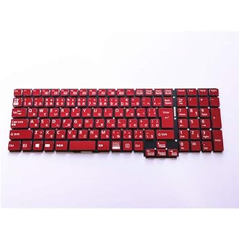 [IDVL] Japanese Keyboard for Fujitsu FMV LIFEBOOK AH52/C2 AH53/B3 AH53/C2 AH53/D1 AH56/D1 AH58/B3 AH58/C2 [Red]