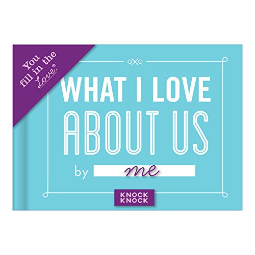 Knock Knock What I Love About Us Fill In The Love Book Fill-In-The-Blank Gift Journal, 4.5 X 3.25-Inches #TOP1