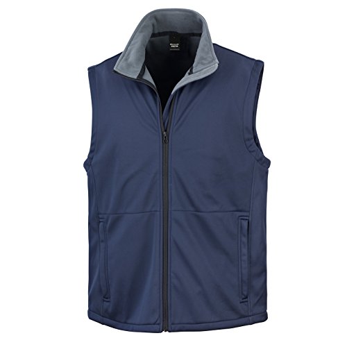 Result Core Men's Soft Shell II Gilet Navy XL