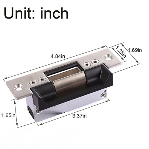 Uhppote Ansi Standard Heavy Duty Electric Strike Lock Fail Safe For Door Access Control System #TOP4