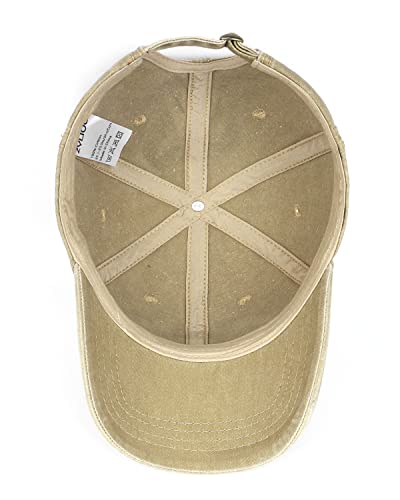Adjustable Small Washed Baseball Caps Men And Women,Vintage Low Profile Unstructured Classic Cool Baseball Hat #TOP2
