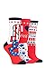 Produktbild Coca-Cola Damen Sternenbanner Socken aus Baumwolle Packung 3 Multi 37-42