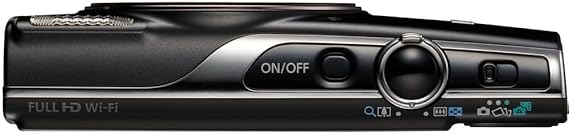 Canon PowerShot ELPH 360 HS A Digital Camera (Black) | 20.2MP CMOS Sensor, 12x Optical Zoom & Built-in Wi-Fi | Compact Point-and-Shoot for Travel, Family & Everyday Photography (7280C001) + 64GB Card