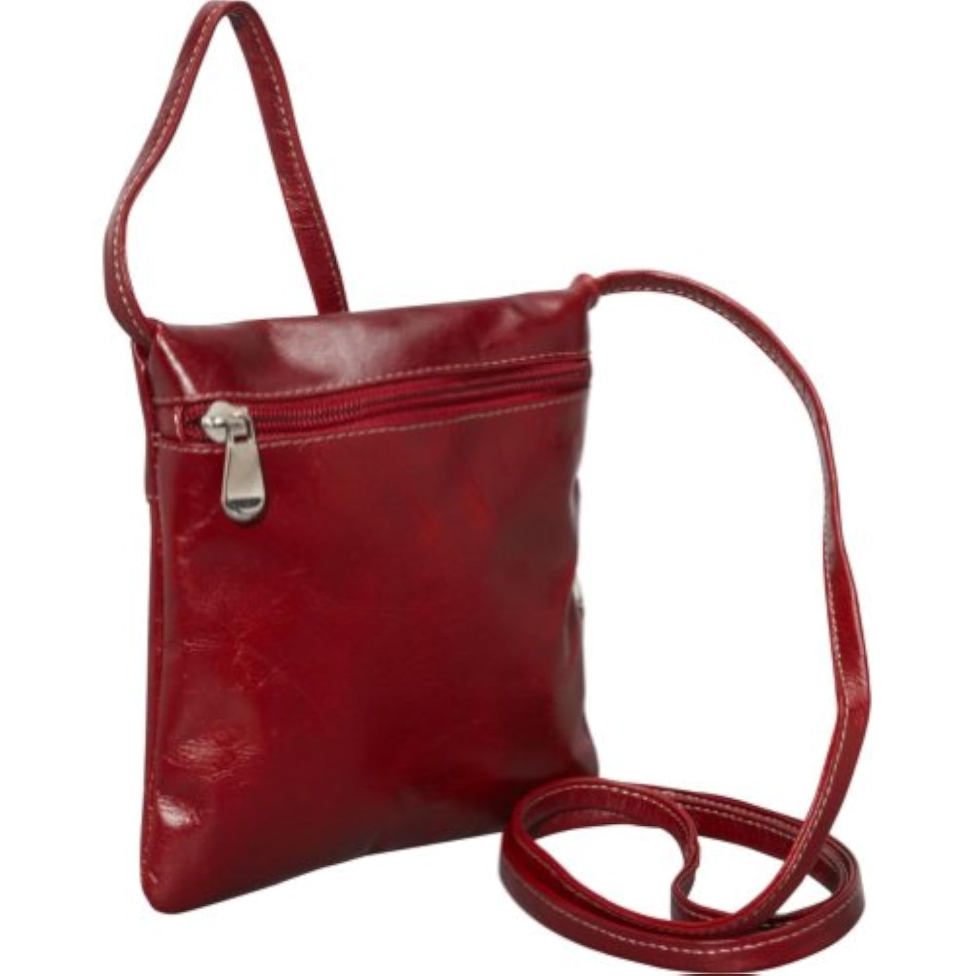 Florentine Top Zip Mini Bag, Red, One Size