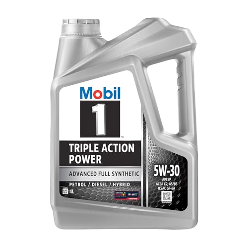 Image of Mobil 1 5W30 Fully Synthetic Engine Oil (4 L) | Compatible with car