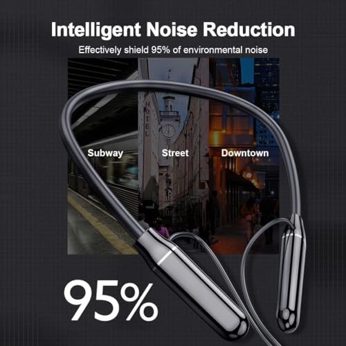 Image of Powerbeat Imon2 Dual Pairing Wireless Neckband with Mic | in-Ear Neckband | 150Hrs Hours Backup | 9D Deep Bass Sound | Gaming Mode (Upto 50ms) | ENC Calling | Voice Assistant