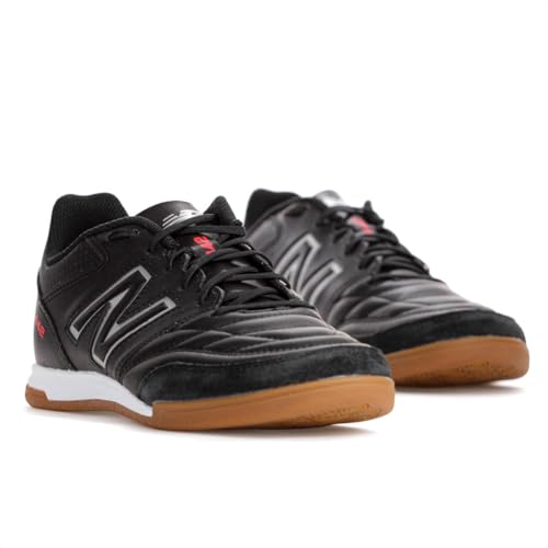 New Balance New Balance Men's 442 V2 Team in Soccer Shoe, Black/White, 12 Wide US