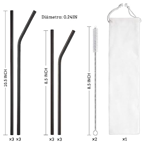 Opiniones y reviews de Popotes de Acero Inoxidable Walmart los 5 más buscados. 2 Imagen adicional