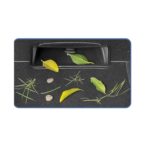 CLARENEL IN MOTION - Untersitz-Lüftungsgitter (2 Stück) für Tesla Model 3 / Model Y / Model Y Juniper / Model 3 Highland - Polyester-Mesh schwarz 24 × 12 cm, Klettbefestigung