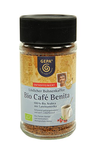 GEPA Bio Café Benita decaffeinato istantaneo, 100 g (confezione da 1)