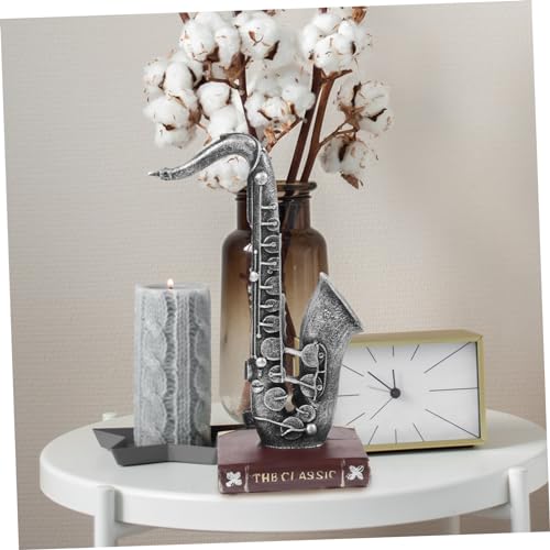 ifundom Estátua De Instrumento Musical De Resina Tampo De Mesa Mini Estatueta Estátua De Saxofone De