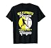My Favorite Baseball Softball Players Calls Me Yaya T-Shirt, Men, Black, Large