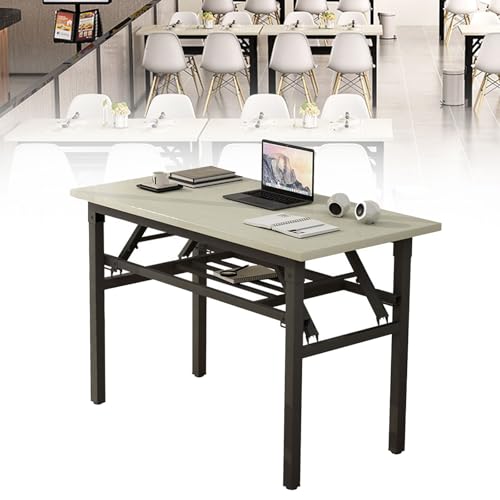 Table pliante LWX stable pour éviter le désordre avec étagère centrale