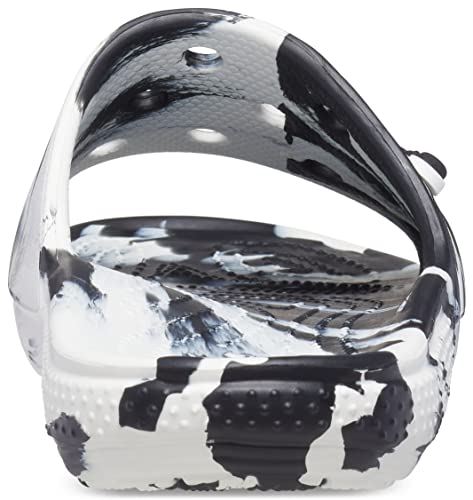 Crocs Classic Chinelo, Unissex Adulto, Multicor (White/Black/Camo), 13 Women/11 Men