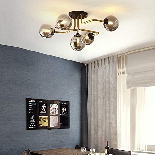 Plafonnier de chambre à coucher anti-éblouissement placage sous vide - 4
